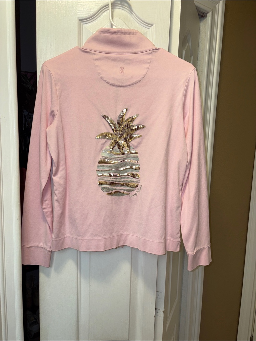 Tommy Bahama Pink Jacket with Embroidered Detail